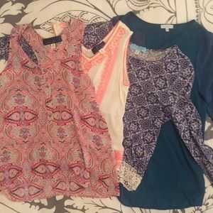 Bundle of 4 Francesca’s Tops